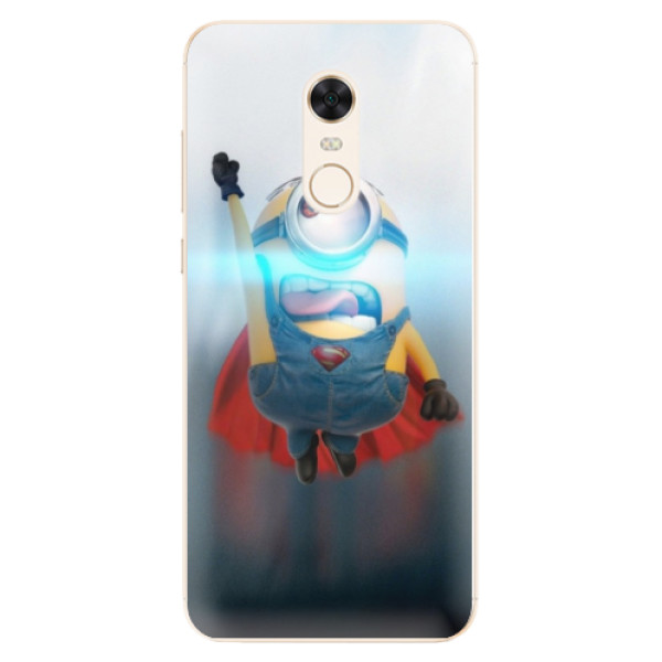 Silikonové pouzdro iSaprio - Mimons Superman 02 - Xiaomi Redmi 5 Plus