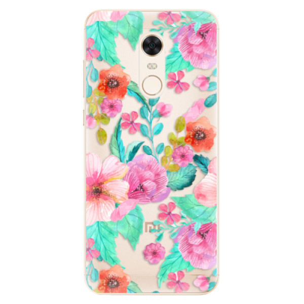 Silikonové pouzdro iSaprio - Flower Pattern 01 - Xiaomi Redmi 5 Plus