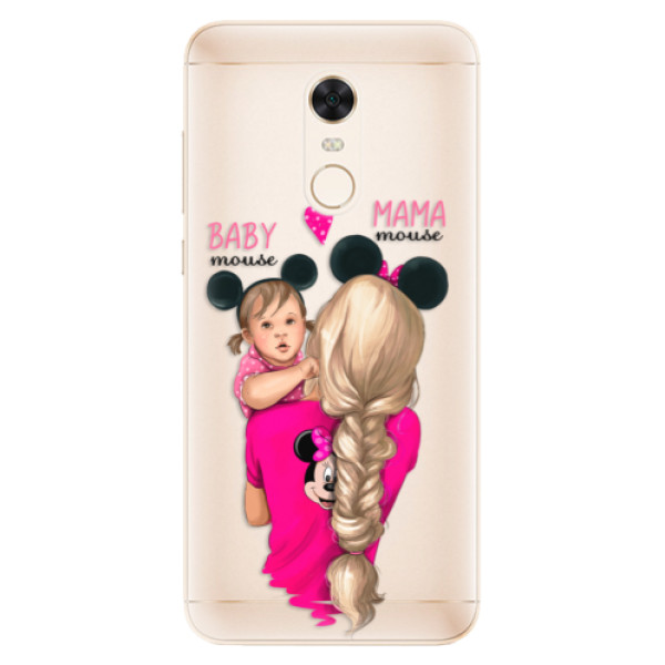 Silikonové pouzdro iSaprio - Mama Mouse Blond and Girl - Xiaomi Redmi 5 Plus