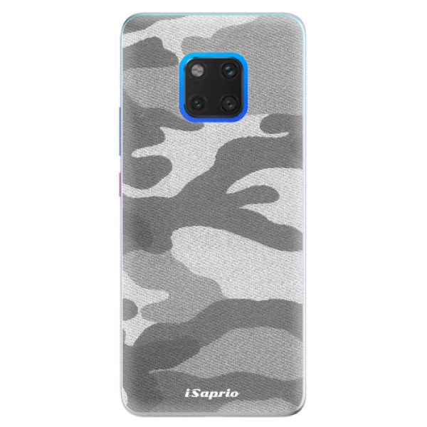Silikonové pouzdro iSaprio - Gray Camuflage 02 - Huawei Mate 20 Pro
