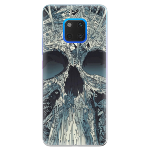 Silikonové pouzdro iSaprio - Abstract Skull - Huawei Mate 20 Pro