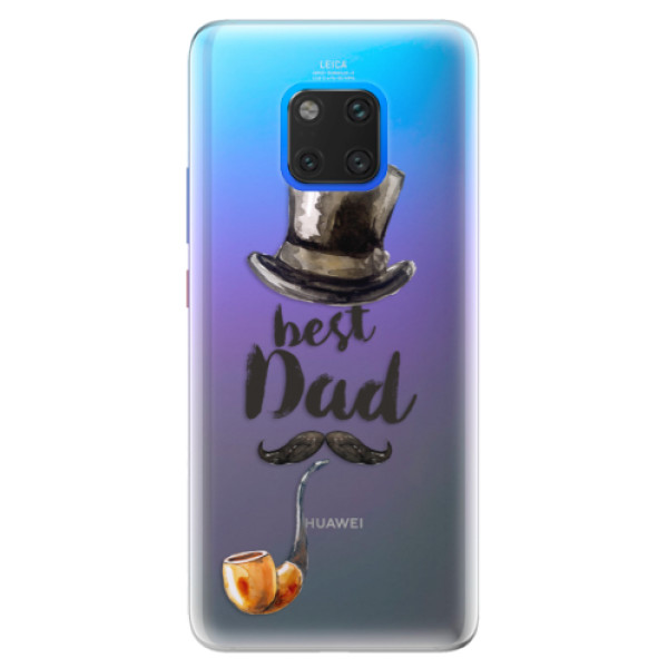 Silikonové pouzdro iSaprio - Best Dad - Huawei Mate 20 Pro