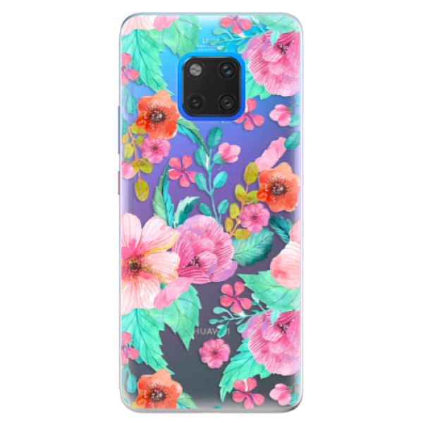 Silikonové pouzdro iSaprio - Flower Pattern 01 - Huawei Mate 20 Pro