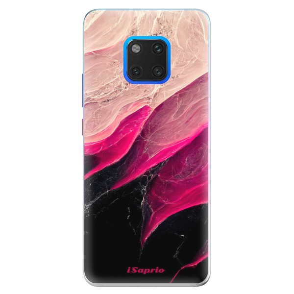 Silikonové pouzdro iSaprio - Black and Pink - Huawei Mate 20 Pro