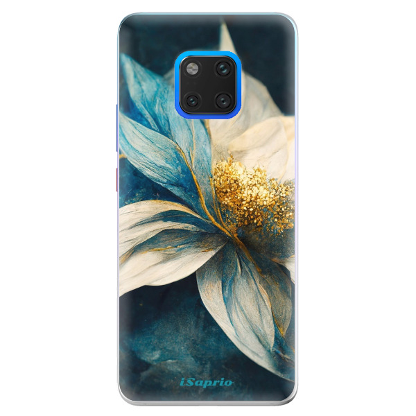 Silikonové pouzdro iSaprio - Blue Petals - Huawei Mate 20 Pro