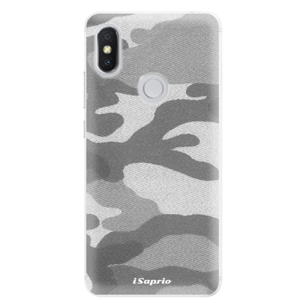 Silikonové pouzdro iSaprio - Gray Camuflage 02 - Xiaomi Redmi S2