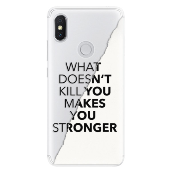 Silikonové pouzdro iSaprio - Makes You Stronger - Xiaomi Redmi S2