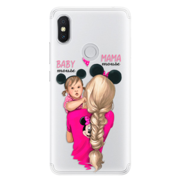 Silikonové pouzdro iSaprio - Mama Mouse Blond and Girl - Xiaomi Redmi S2