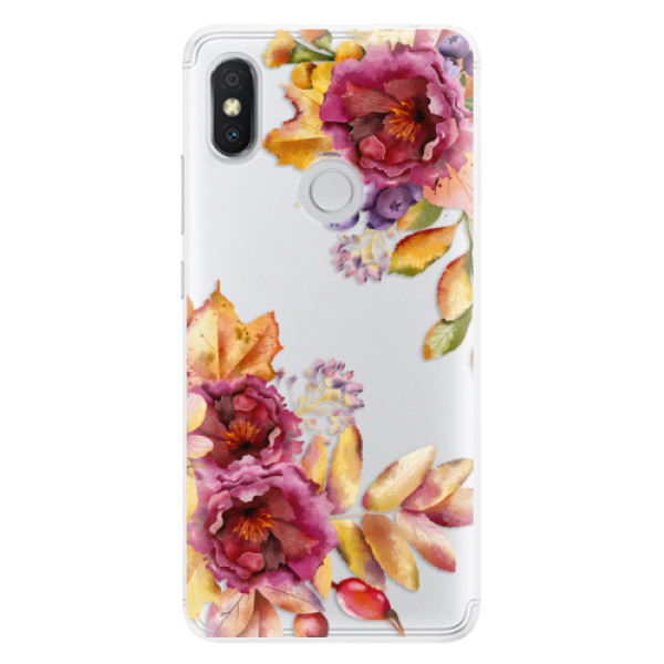 Silikonové pouzdro iSaprio - Fall Flowers - Xiaomi Redmi S2