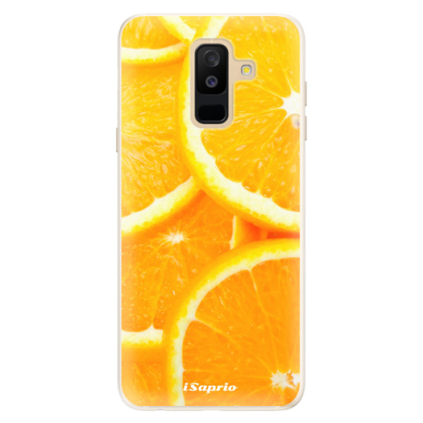 Silikonové pouzdro iSaprio - Orange 10 - Samsung Galaxy A6+