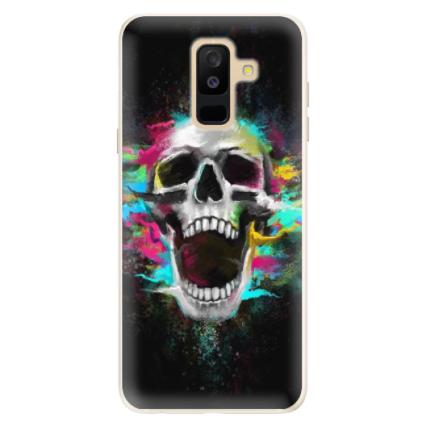 Silikonové pouzdro iSaprio - Skull in Colors - Samsung Galaxy A6+