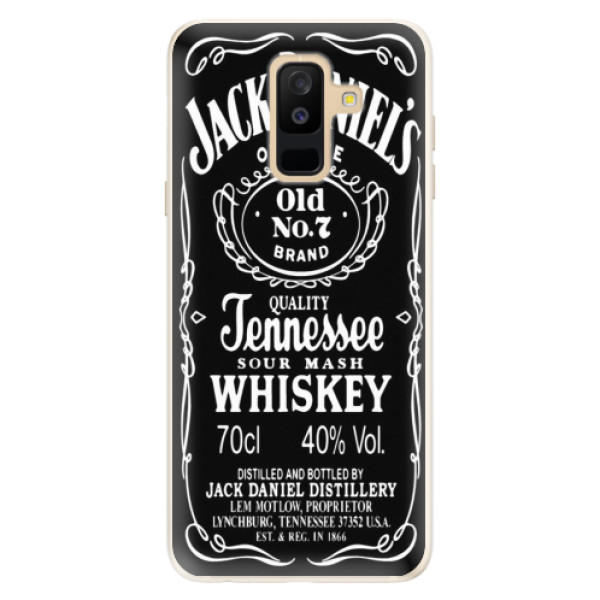 Silikonové pouzdro iSaprio - Jack Daniels - Samsung Galaxy A6+