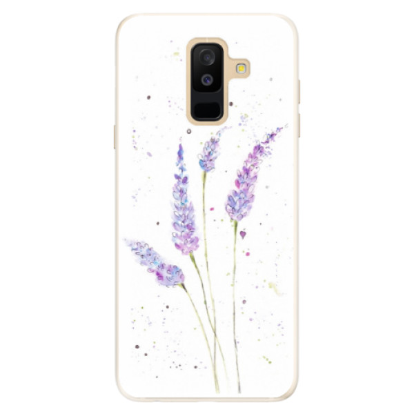 Silikonové pouzdro iSaprio - Lavender - Samsung Galaxy A6+