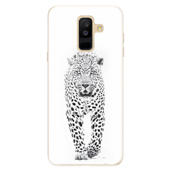 Silikonové pouzdro iSaprio - White Jaguar - Samsung Galaxy A6+