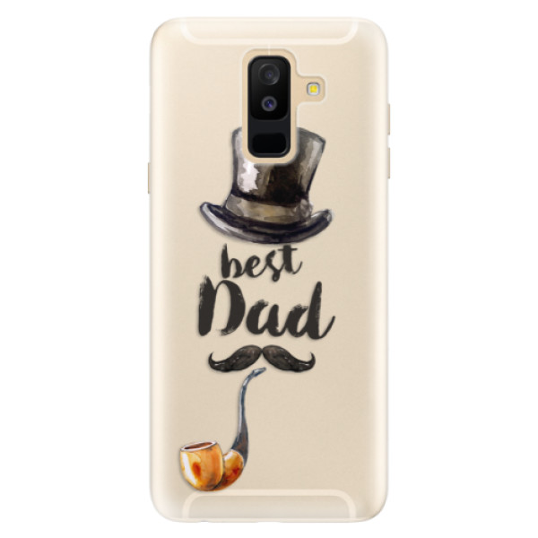 Silikonové pouzdro iSaprio - Best Dad - Samsung Galaxy A6+