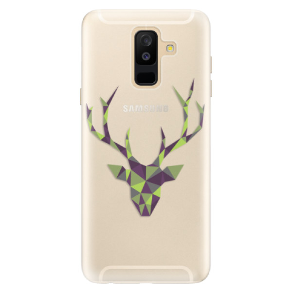 Silikonové pouzdro iSaprio - Deer Green - Samsung Galaxy A6+