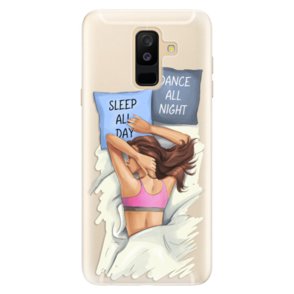 Silikonové pouzdro iSaprio - Dance and Sleep - Samsung Galaxy A6+