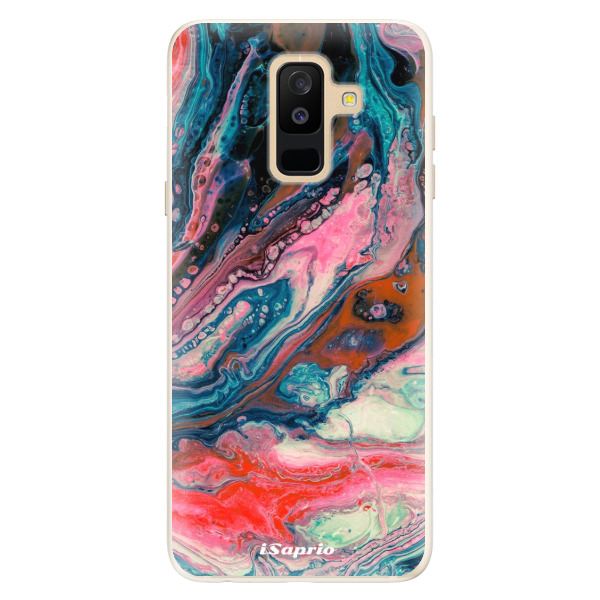 Silikonové pouzdro iSaprio - Abstract Paint 01 - Samsung Galaxy A6+