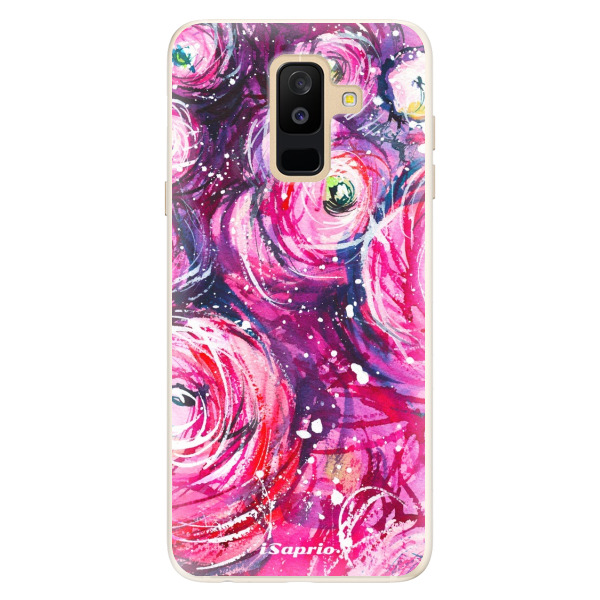Silikonové pouzdro iSaprio - Pink Bouquet - Samsung Galaxy A6+