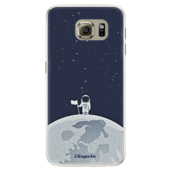 Silikonové pouzdro iSaprio - On The Moon 10 - Samsung Galaxy S6 Edge