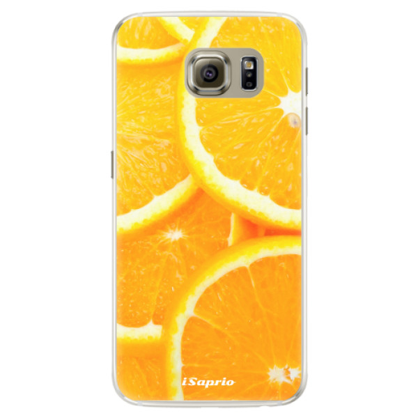 Silikonové pouzdro iSaprio - Orange 10 - Samsung Galaxy S6 Edge