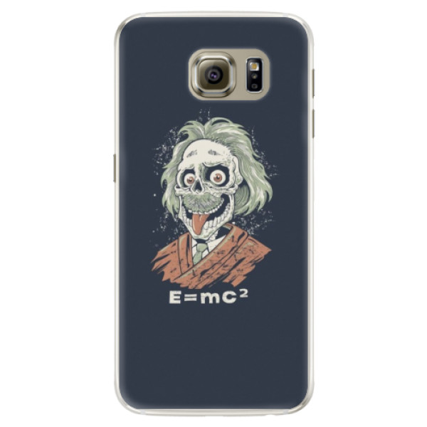 Silikonové pouzdro iSaprio - Einstein 01 - Samsung Galaxy S6 Edge