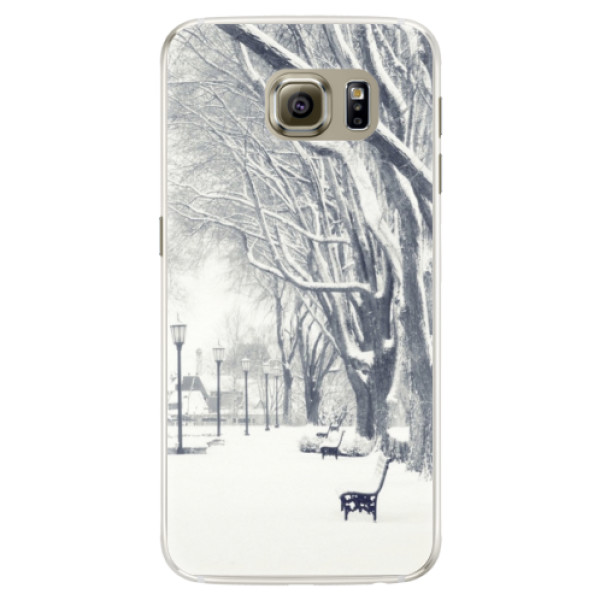 Silikonové pouzdro iSaprio - Snow Park - Samsung Galaxy S6 Edge