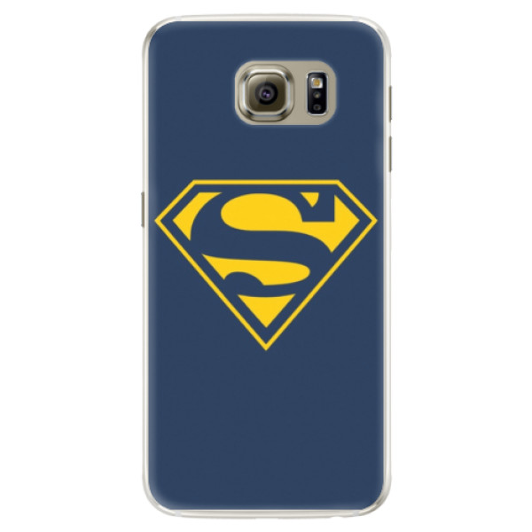 Silikonové pouzdro iSaprio - Superman 03 - Samsung Galaxy S6 Edge