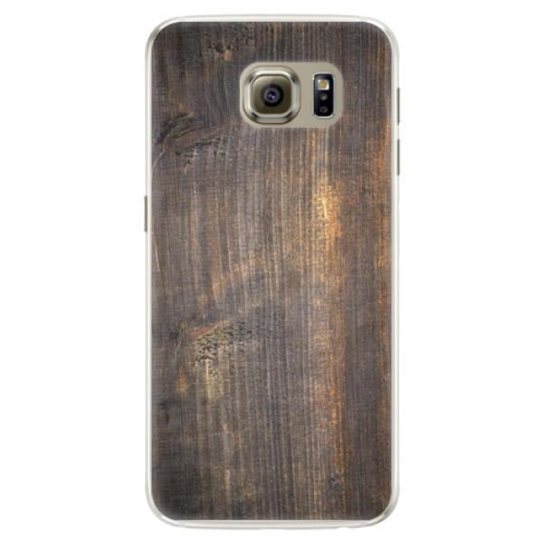 Silikonové pouzdro iSaprio - Old Wood - Samsung Galaxy S6 Edge