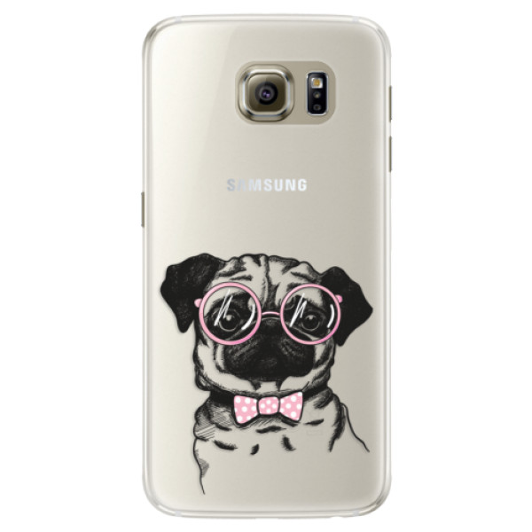 Silikonové pouzdro iSaprio - The Pug - Samsung Galaxy S6 Edge