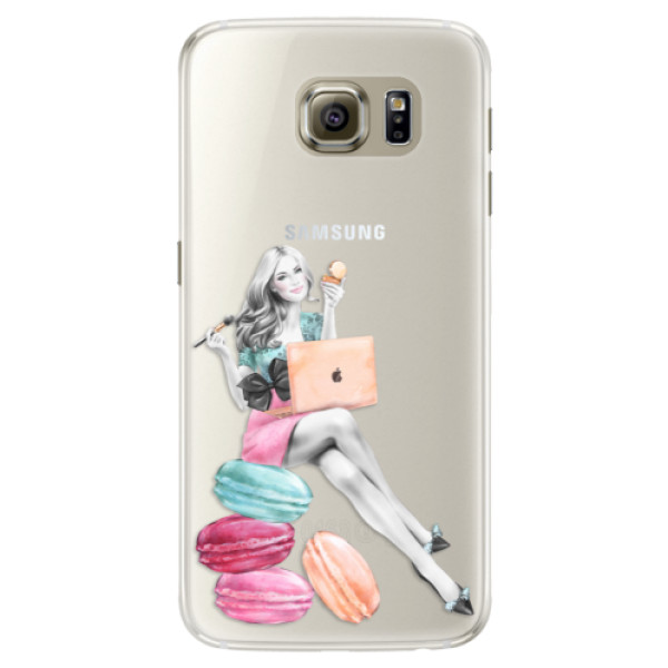 Silikonové pouzdro iSaprio - Girl Boss - Samsung Galaxy S6 Edge