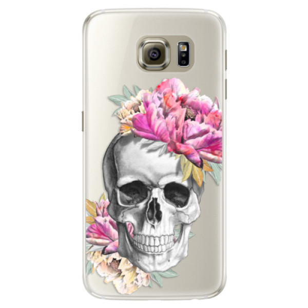 Silikonové pouzdro iSaprio - Pretty Skull - Samsung Galaxy S6 Edge
