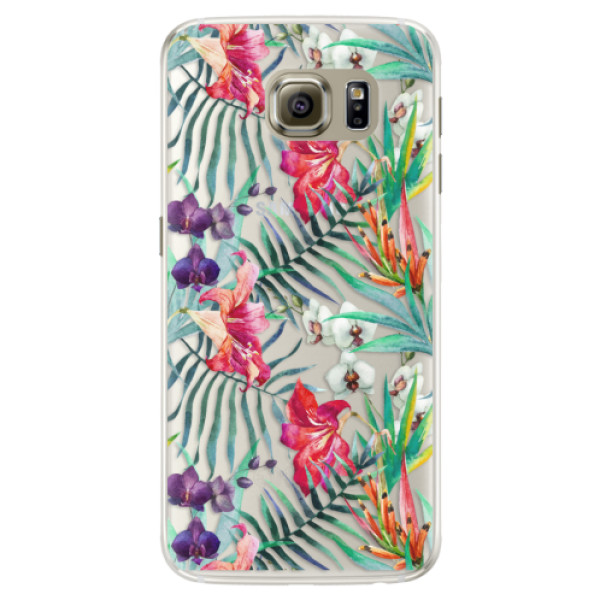 Silikonové pouzdro iSaprio - Flower Pattern 03 - Samsung Galaxy S6 Edge