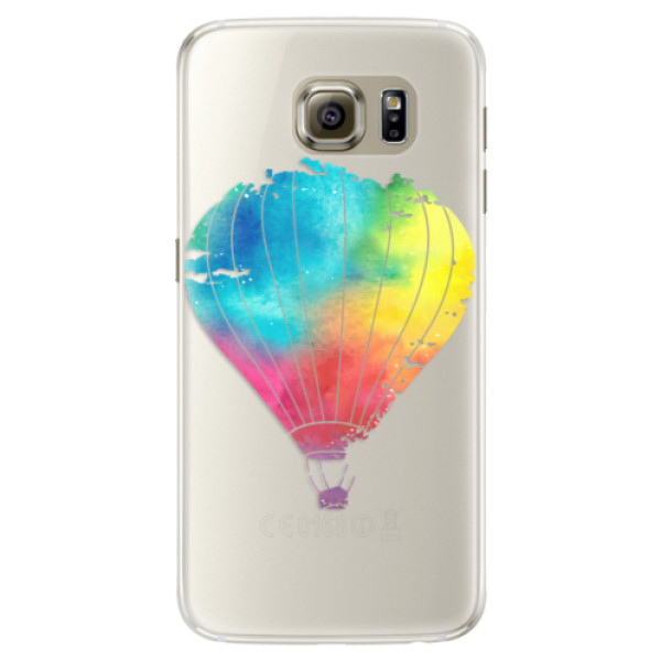 Silikonové pouzdro iSaprio - Flying Baloon 01 - Samsung Galaxy S6 Edge