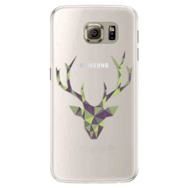 Silikonové pouzdro iSaprio - Deer Green - Samsung Galaxy S6 Edge