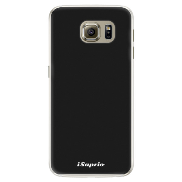 Silikonové pouzdro iSaprio - 4Pure - černý - Samsung Galaxy S6 Edge