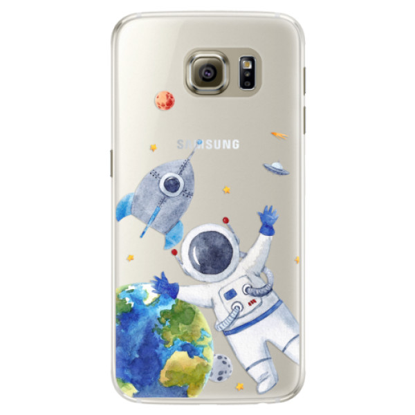 Silikonové pouzdro iSaprio - Space 05 - Samsung Galaxy S6 Edge