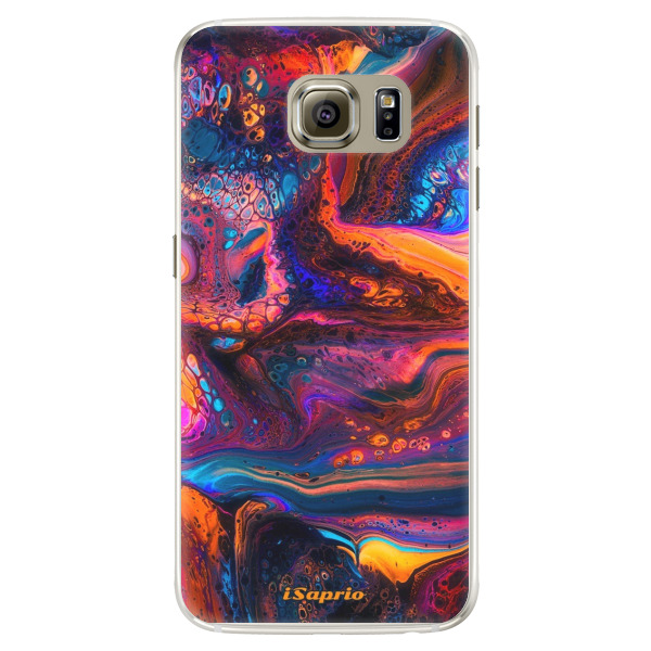 Silikonové pouzdro iSaprio - Abstract Paint 02 - Samsung Galaxy S6 Edge