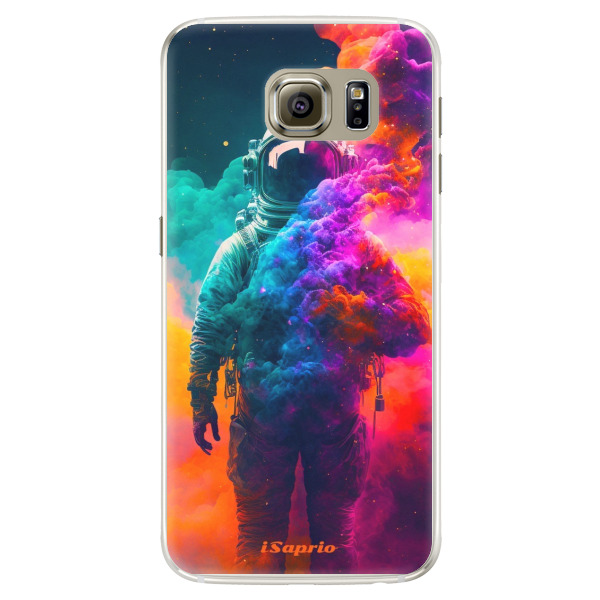 Silikonové pouzdro iSaprio - Astronaut in Colors - Samsung Galaxy S6 Edge