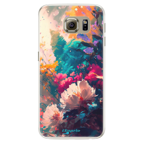 Silikonové pouzdro iSaprio - Flower Design - Samsung Galaxy S6 Edge