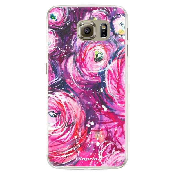 Silikonové pouzdro iSaprio - Pink Bouquet - Samsung Galaxy S6 Edge