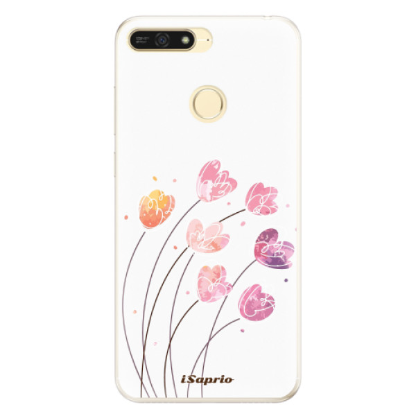 Silikonové pouzdro iSaprio - Flowers 14 - Huawei Honor 7A