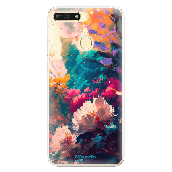 Silikonové pouzdro iSaprio - Flower Design - Huawei Honor 7A