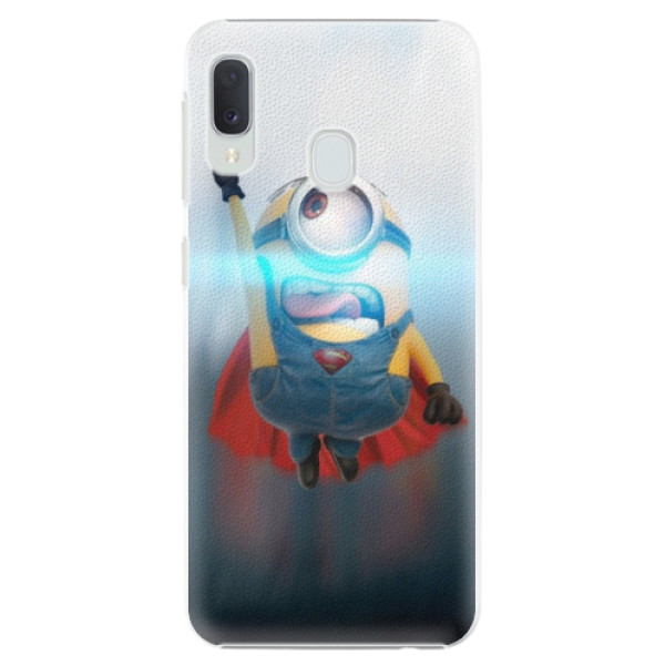 Plastové pouzdro iSaprio Mimoň Superman 02 na mobil Samsung Galaxy A20e (Plastový kryt, obal, pouzdro iSaprio Mimoň Superman 02 na mobilní telefon Samsung Galaxy A20e)