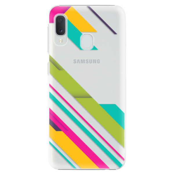 Plastové pouzdro iSaprio - Color Stripes 03 - Samsung Galaxy A20e