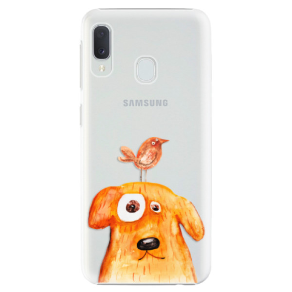 Plastové pouzdro iSaprio - Dog And Bird - Samsung Galaxy A20e