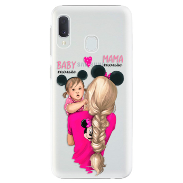 Plastové pouzdro iSaprio - Mama Mouse Blond and Girl - Samsung Galaxy A20e