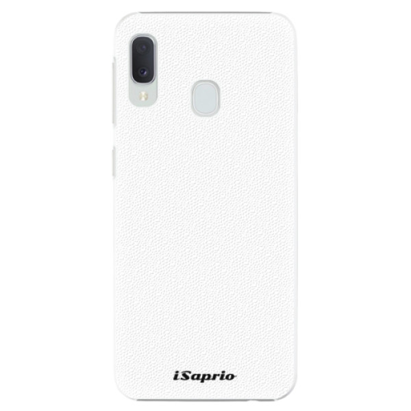 Plastové pouzdro iSaprio 4Pure bílé na mobil Samsung Galaxy A20e (Plastový kryt, obal, pouzdro iSaprio 4Pure bílé na mobilní telefon Samsung Galaxy A20e)