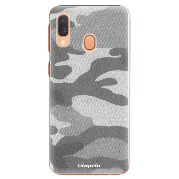 Plastové pouzdro iSaprio - Gray Camuflage 02 - Samsung Galaxy A40