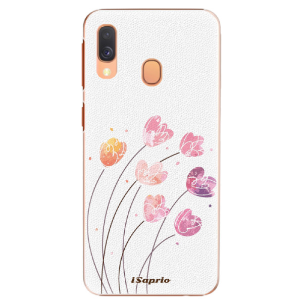 Plastové pouzdro iSaprio Květinky 14 na mobil Samsung Galaxy A40 (Plastový kryt, obal, pouzdro iSaprio Květinky 14 na mobilní telefon Samsung Galaxy A40)